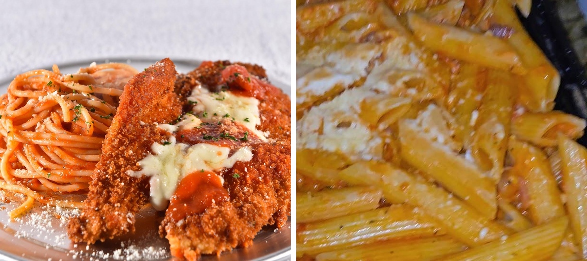 Freddy's Pasta and Pizza Menu